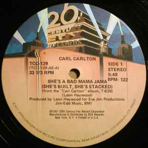 Carl Carlton - She's A Bad Mama Jama (She's Built, She's Stacked) album cover