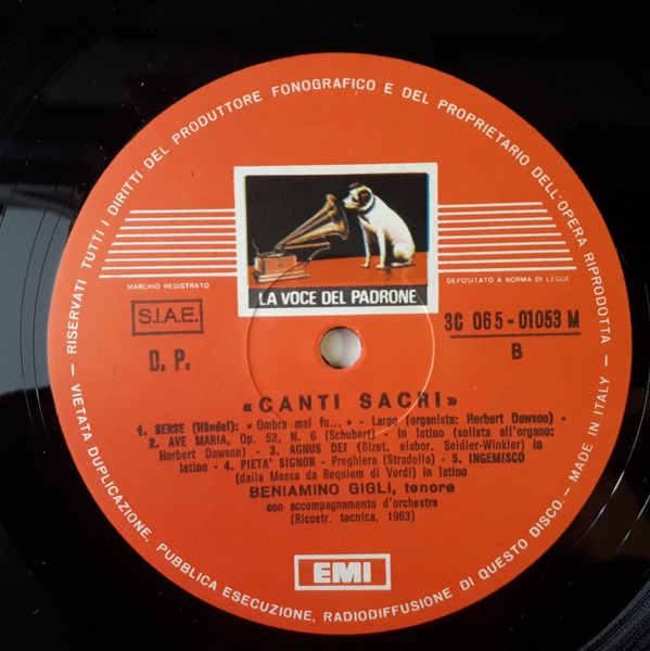 Album herunterladen Beniamino Gigli - Canti Sacri