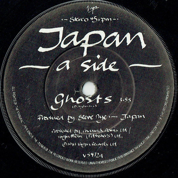 Japan – Ghosts (1982, Vinyl) - Discogs