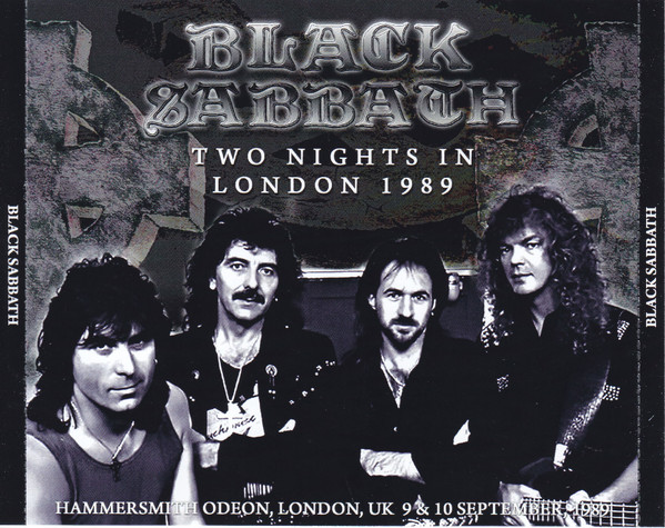 Black Sabbath – Two Nights In London 1989 (2019, CDr) - Discogs