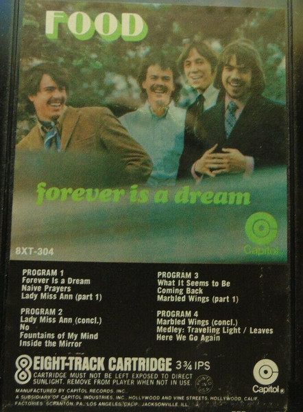 Food – Forever Is A Dream (1969, Jacksonville, IL Pressing, Vinyl