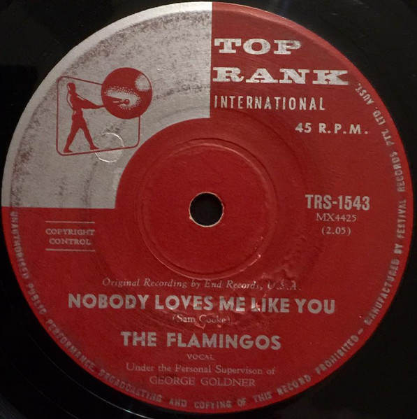 The Flamingos – Nobody Loves Me Like You (1960, Vinyl) - Discogs