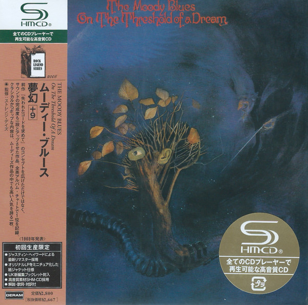 The Moody Blues – On The Threshold Of A Dream (2008, Paper Sleeve