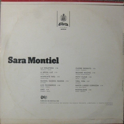 baixar álbum Sara Montiel - Sara Montiel