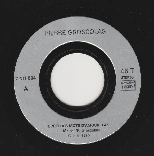 descargar álbum Pierre Groscolas - Écris Des Mots Damour