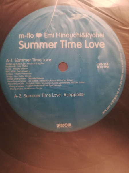 m-flo Loves Emi Hinouchi & Ryohei – Summer Time Love (2006, Vinyl