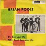 Cover of Do You Love Me / Why Can't You Love Me , 1963, Vinyl
