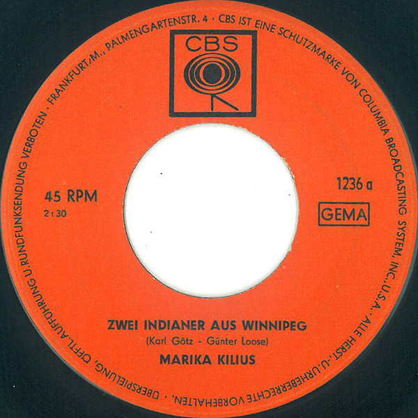 baixar álbum Marika Kilius - Zwei Indianer Aus Winnipeg