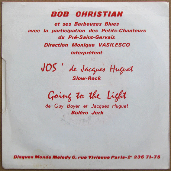 Album herunterladen Bob Christian Et Les Petits Chanteurs Du PréStGervais - Jos Going To The Light