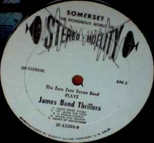 The Zero Zero Seven Band - James Bond Thrillers!! album cover