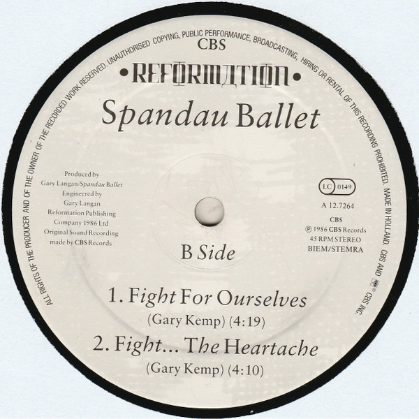 last ned album Spandau Ballet - Fight For Ourselves Extended Remix