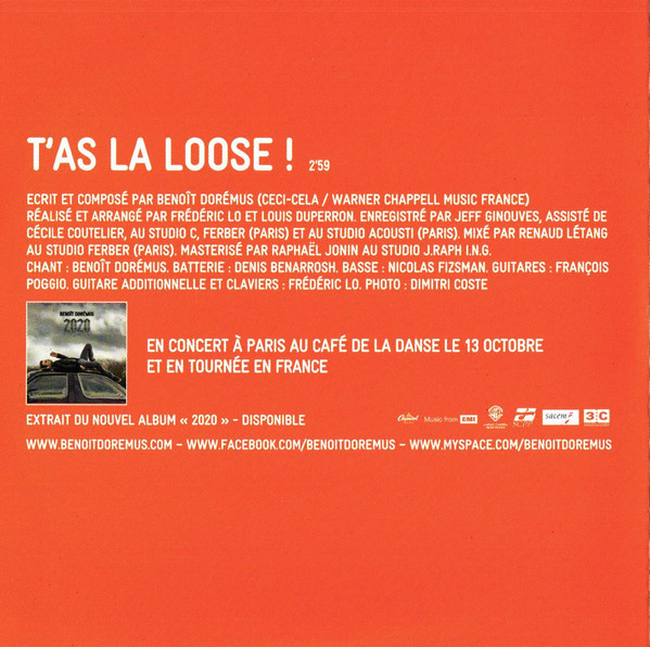 last ned album Benoît Dorémus - Tas La Loose