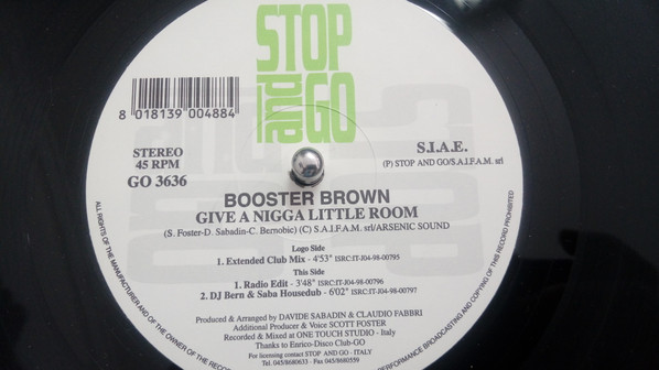 last ned album Booster Brown - Give A Nigga Little Room