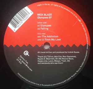 Wick Blaze - Glympses EP album cover