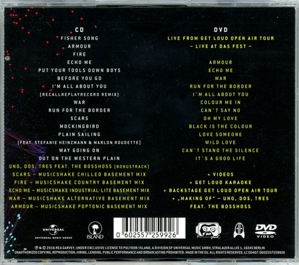 télécharger l'album Rea Garvey - Prisma The Get Loud Tour Edition