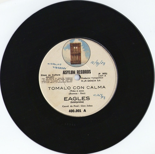 Eagles – Take It Easy (1972, Vinyl) - Discogs