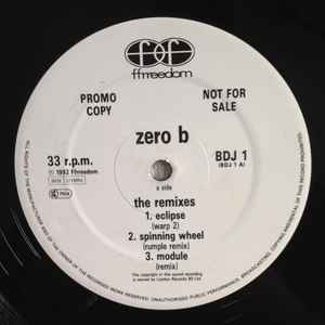 Zero B - The Remixes / Hardcore Heaven album cover