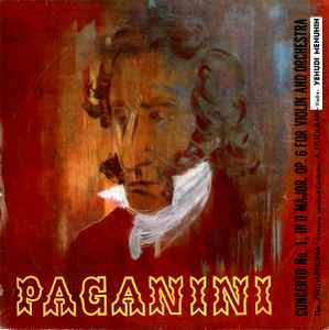 Niccolò Paganini - Concerto No. 1, In D Major, Op. 6 For Violin And Orchestra album cover
