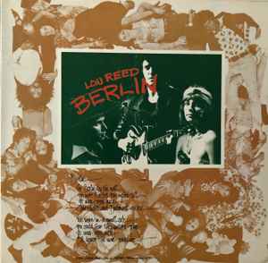 Lou Reed – Berlin (1973, Gatefold, Vinyl) - Discogs