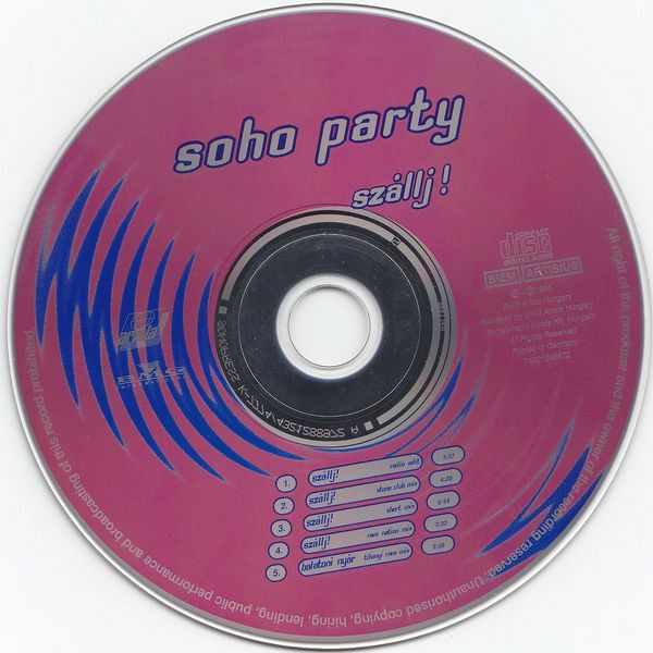 lataa albumi Soho Party - Szállj