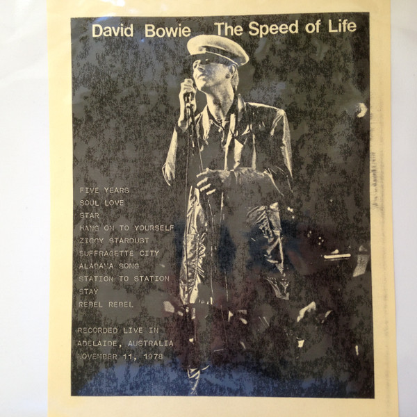 David Bowie – The Speed Of Life (Vinyl) - Discogs