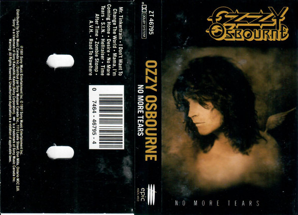 Ozzy Osbourne – No More Tears (1991, Dolby, Cassette) - Discogs