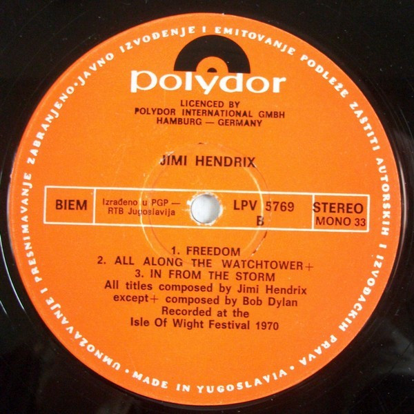 Jimi Hendrix – Isle Of Wight (Vinyl) - Discogs