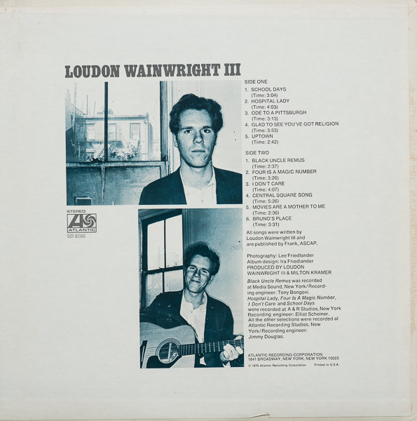 baixar álbum Loudon Wainwright III - Loudon Wainwright III