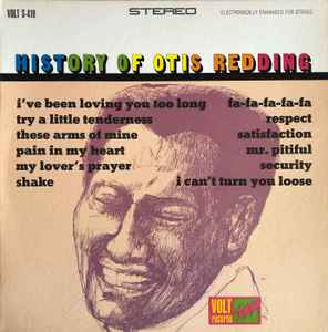 Otis Redding – History Of Otis Redding (1967, Gatefold, Vinyl 