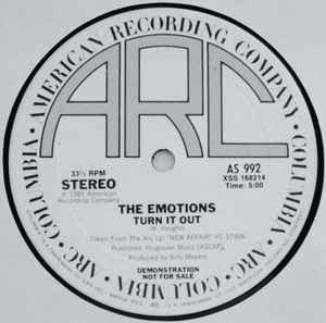 The Emotions - Turn It Out / It's You album cover