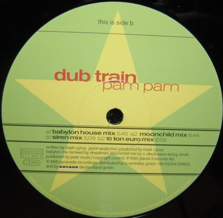 Dub Train – Pam Pam (1995, Vinyl) - Discogs