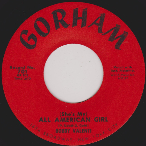 ladda ner album Bobby Valenti - Walkin Shes My All American Girl
