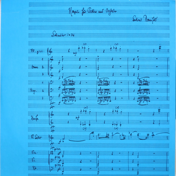télécharger l'album Gerhard Wohlgemuth Gerhard Rosenfeld - Konzert Für Violine Und Orchester 1963 Konzert Für Violine Und Orchester 1963