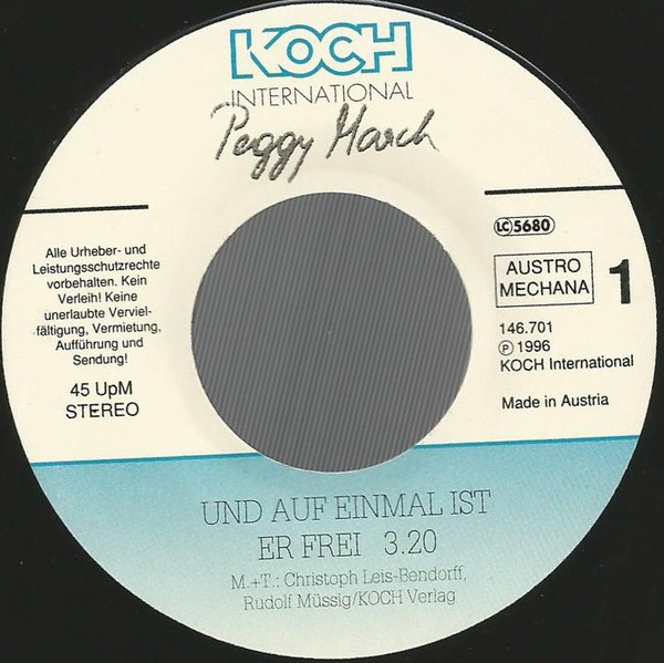 baixar álbum Peggy March - Und Auf Einmal Ist Er Frei