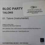 Cover of Talons (Instrumental), 2008, CDr