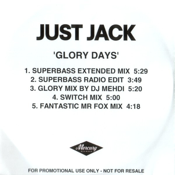 Album herunterladen Just Jack - Glory Days