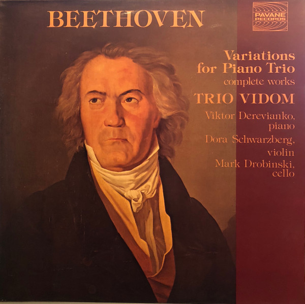 lataa albumi Beethoven, Trio Vidom, Viktor Derevianko, Dora Schwarzberg, Mark Drobinski - Variations for Piano Trio Complete Works