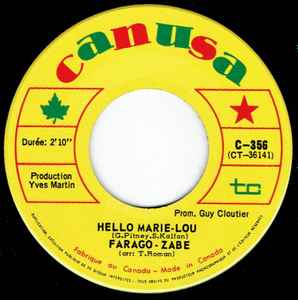 Johnny Farago - Hello Marie-lou album cover