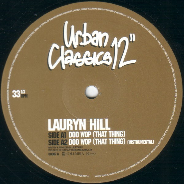 Lauryn Hill - Doo Wop (That Thing) / Ex-Factor | Columbia (UC007) - 2