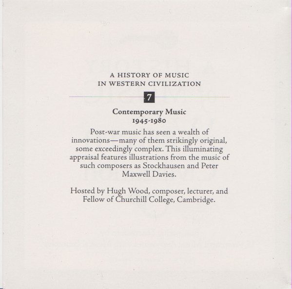 télécharger l'album Various - History Of Music In Western Civilization Parts 7 8
