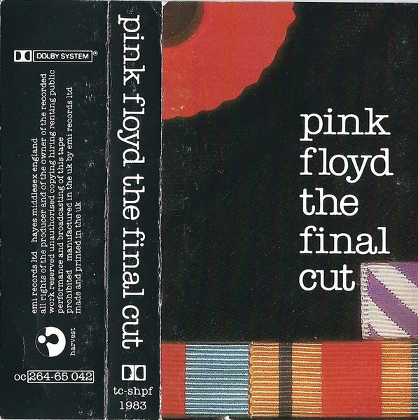 Pink Floyd the Final Cut Cassette Tape Columbia Records -  UK