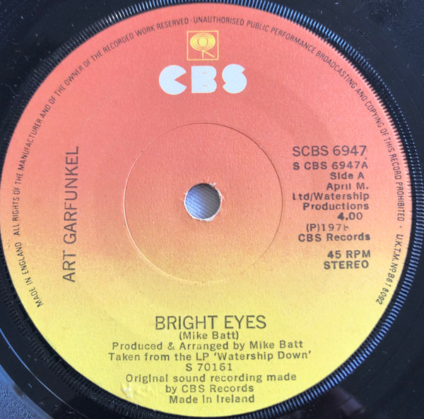 Art Garfunkel - Bright Eyes | Releases | Discogs