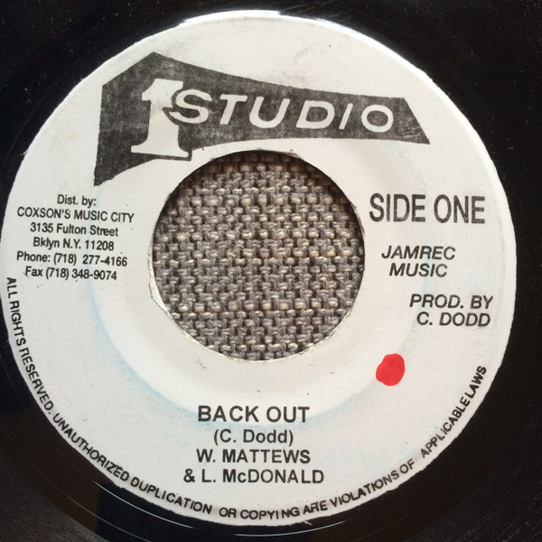 Wailing Souls – Back Out (Vinyl) - Discogs