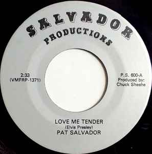 Pat Salvador - Love Me Tender / Jambalaya album cover