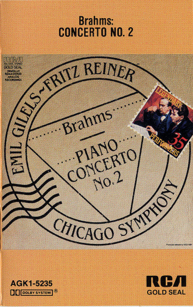 Brahms, Gilels · Reiner · Chicago Symphony - Concerto No. 2, Releases