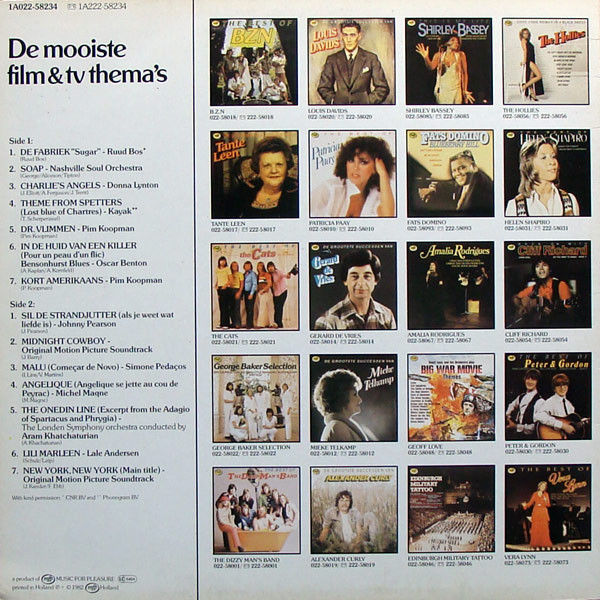 lataa albumi Various - De Mooiste Film Tv Themas