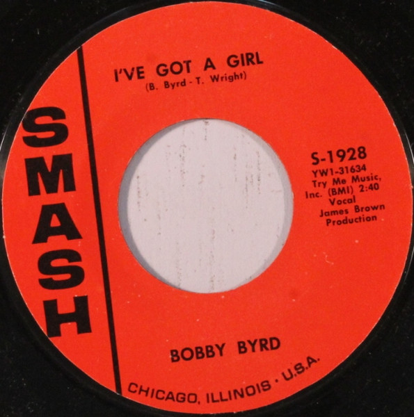 Bobby Byrd – I've Got A Girl / I'm Lonely (1964, Vinyl) - Discogs