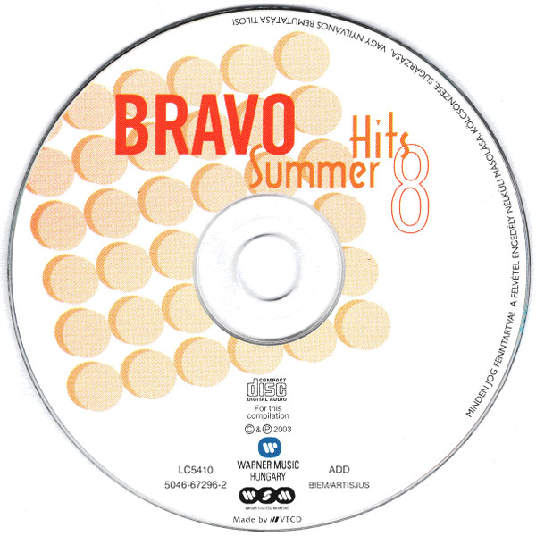 télécharger l'album Various - Bravo Summer Hits 8