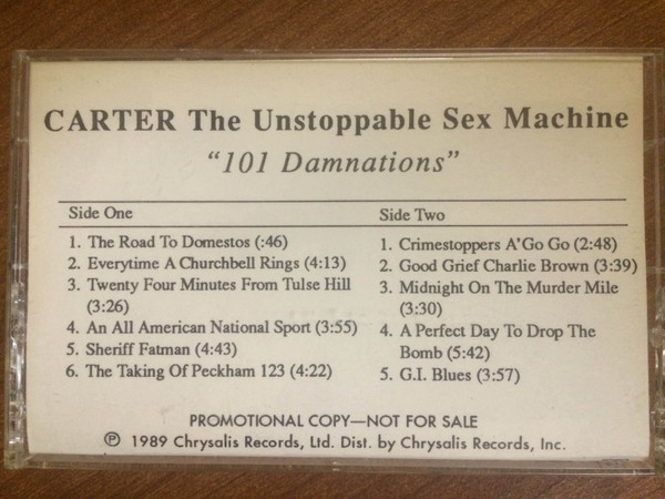 Carter The Unstoppable Sex Machine – 101 Damnations (Vinyl) - Discogs