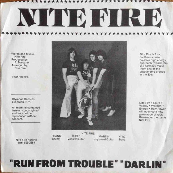 télécharger l'album Nite Fire - Run From Trouble